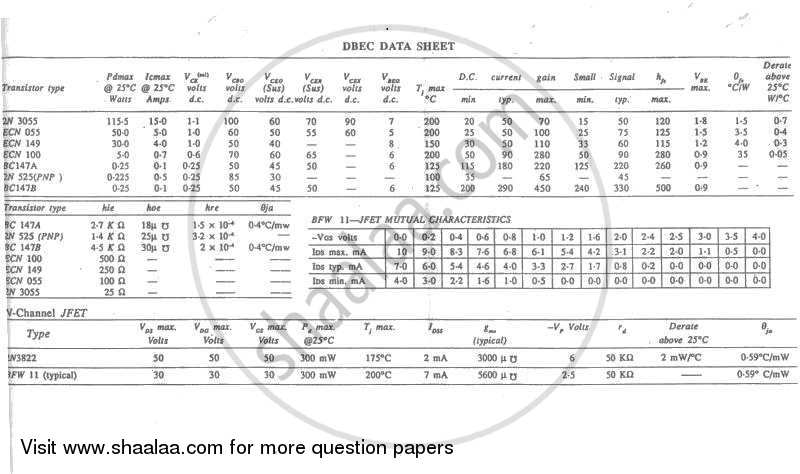 Electronic Devices and Circuits 2 2007-2008 - B.E. - Semester 4 (SE Second Year) - University of Mumbai question paper with PDF download