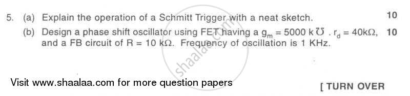 Electronic Devices and Circuits 2 2008-2009 - B.E. - Semester 4 (SE Second Year) - University of Mumbai question paper with PDF download