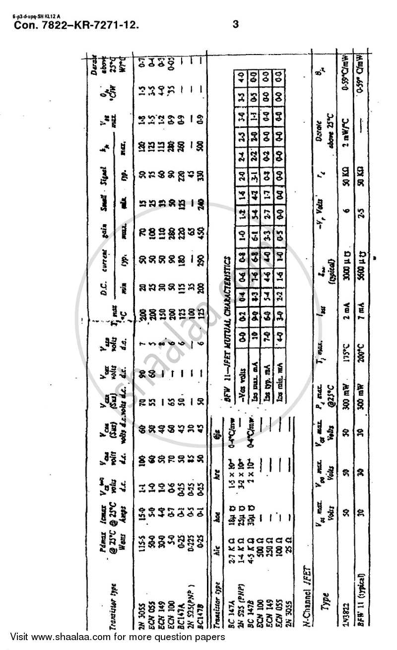 Electronic Devices and Circuits 2 2012-2013 - B.E. - Semester 4 (SE Second Year) - University of Mumbai question paper with PDF download