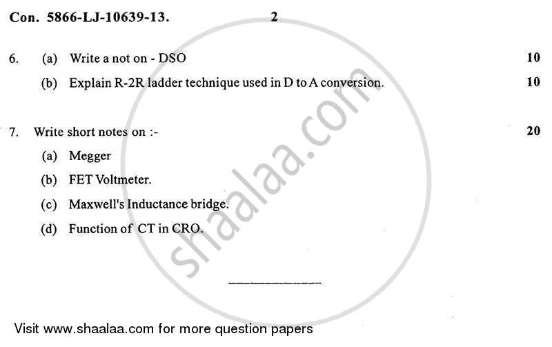 Electronic and Electrical Measuring Instruments and Machine 2013-2014 - B.E. - Semester 4 (SE Second Year) - University of Mumbai question paper with PDF download