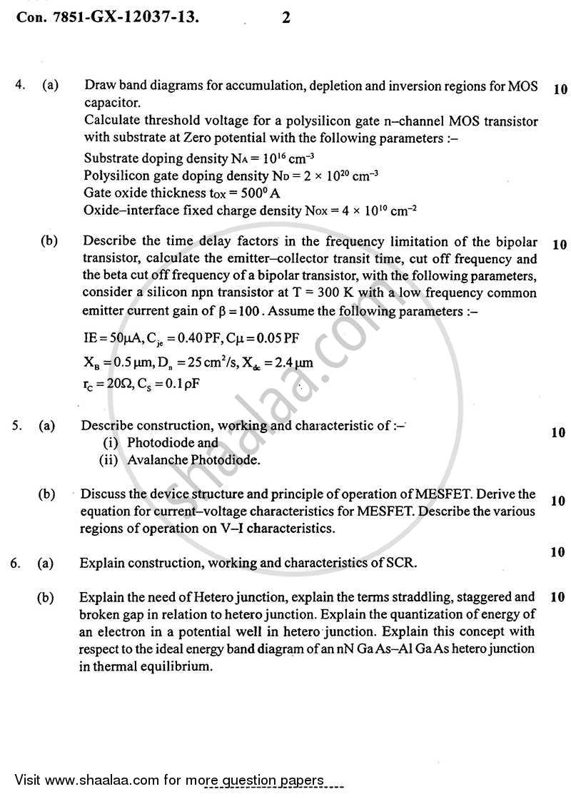 Electronics Devices 2013-2014 - B.E. - Semester 3 (SE Second Year) - University of Mumbai question paper with PDF download