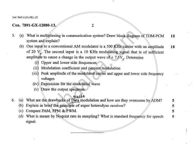 Electronics Devices and Linear Circuits 2013-2014 - B.E. - Semester 3 (SE Second Year) - University of Mumbai question paper with PDF download