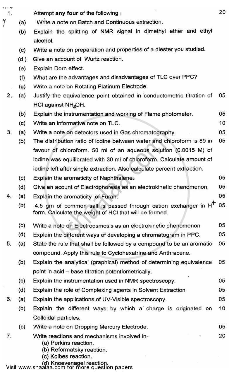 Engineering Chemistry 2 2010-2011 - B.E. - Semester 4 (SE Second Year) - University of Mumbai question paper with PDF download