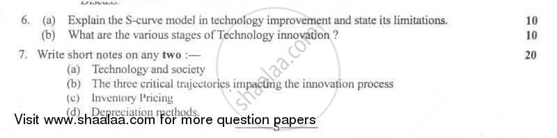 Financial Accounting and Management of Technology Innovation 2008-2009 - B.E. - Semester 4 (SE Second Year) - University of Mumbai question paper with PDF download