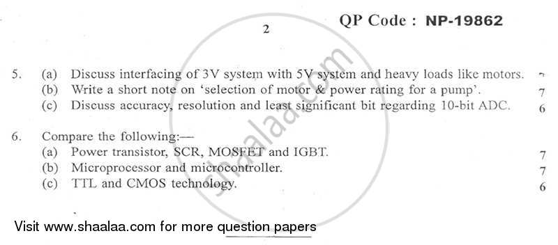 Industrial Electronics 2013-2014 - B.E. - Semester 4 (SE Second Year) - University of Mumbai question paper with PDF download
