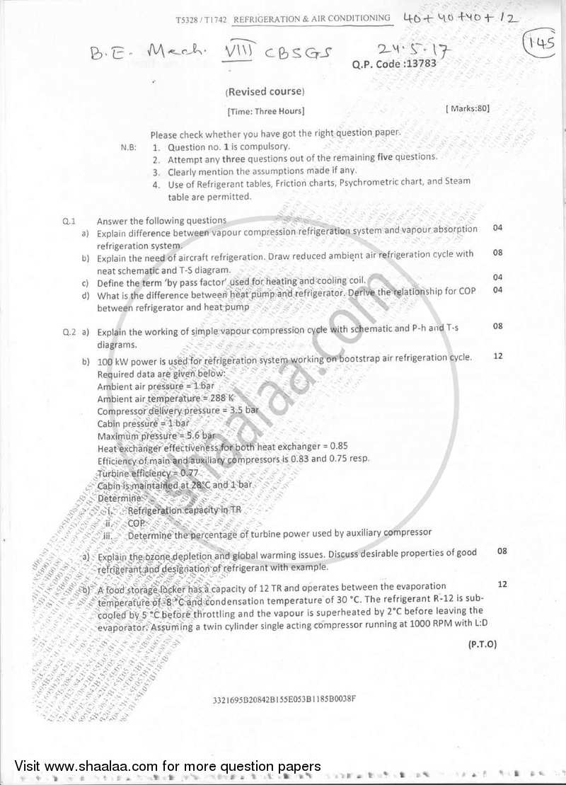 Industrial Engineering and Management 2016-2017 - B.E. - Semester 8 (BE Fourth Year) - University of Mumbai question paper with PDF download