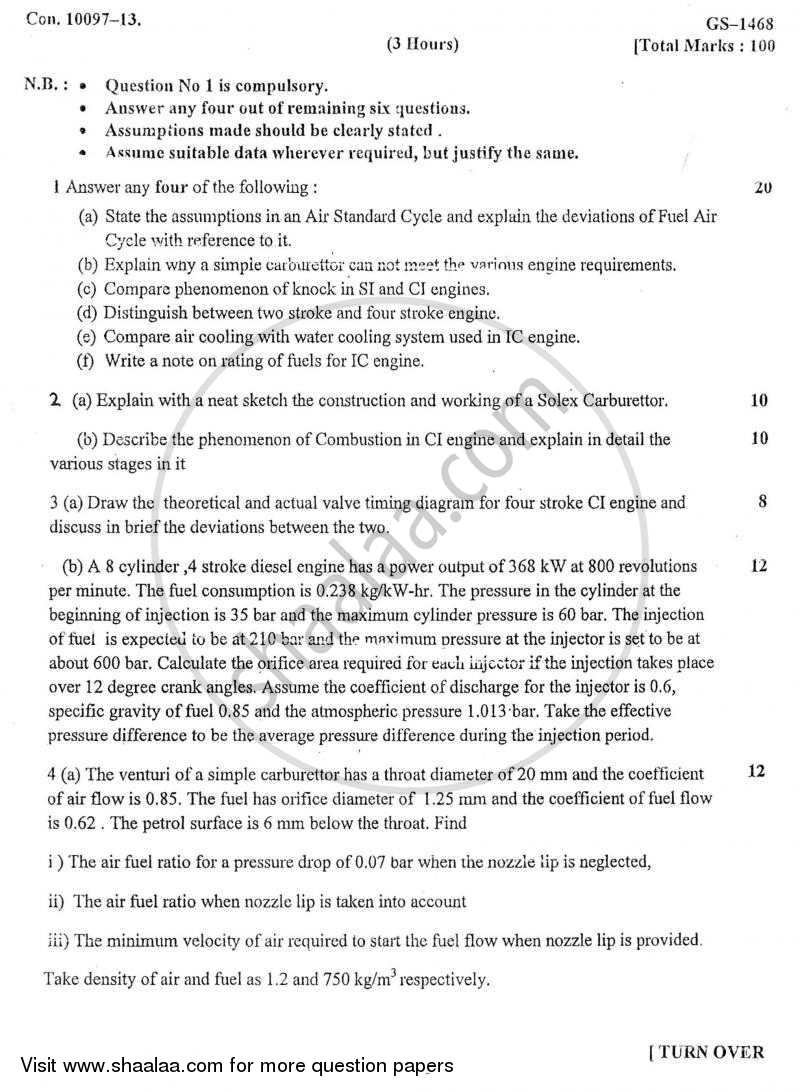 I.C. Engine, PDF, Internal Combustion Engine