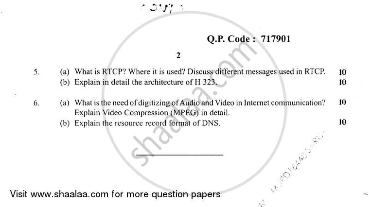 Internet and Voice Communication 2015-2016 - B.E. - Semester 8 (BE Fourth Year) - University of Mumbai question paper with PDF download