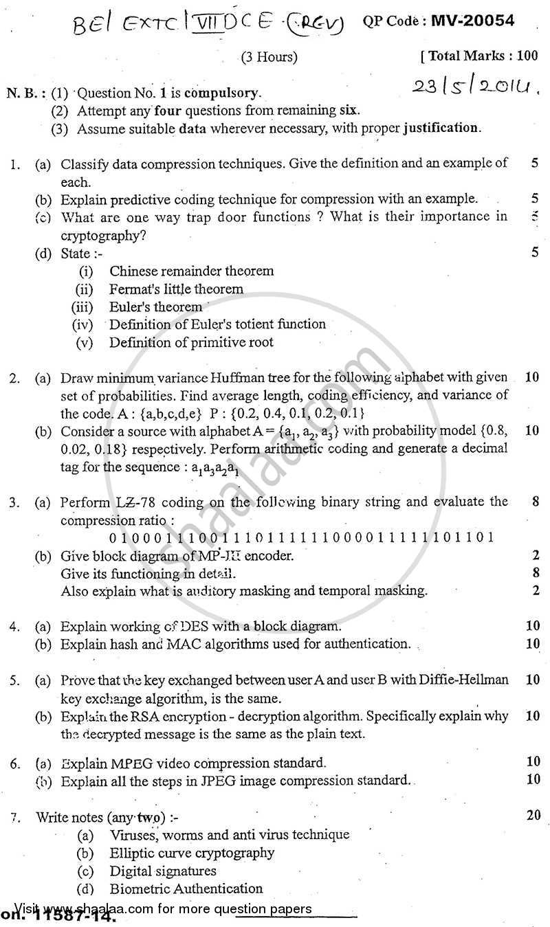 IT in Construction 2013-2014 - B.E. - Semester 7 (BE Fourth Year) - University of Mumbai question paper with PDF download
