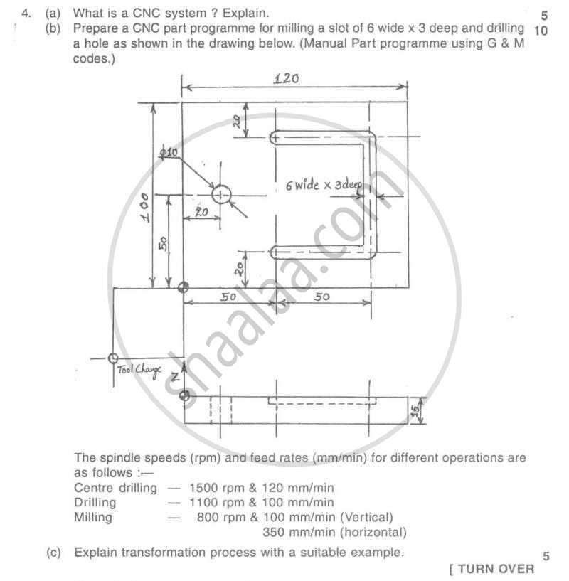 Manufacturing Processes, Planning and Systems 2009-2010 - B.E. - Semester 5 (TE Third Year) - University of Mumbai question paper with PDF download