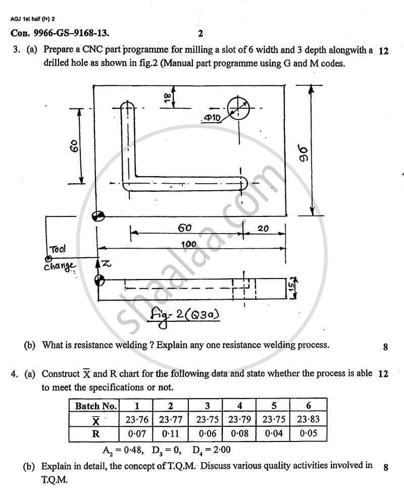 Manufacturing Processes, Planning and Systems 2012-2013 - B.E. - Semester 5 (TE Third Year) - University of Mumbai question paper with PDF download
