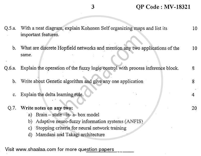 Neural Networks and Fuzzy Systems 2013-2014 - B.E. - Semester 6 (TE Third Year) - University of Mumbai question paper with PDF download