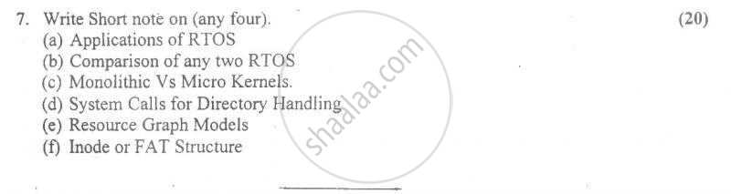 Operating System for Computational Devices 2009-2010 - B.E. - Semester 5 (TE Third Year) - University of Mumbai question paper with PDF download