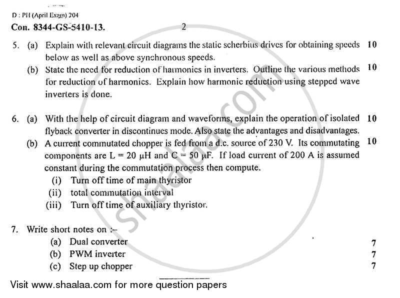 Power Electronic and Drives 2012-2013 - B.E. - Semester 7 (BE Fourth Year) - University of Mumbai question paper with PDF download