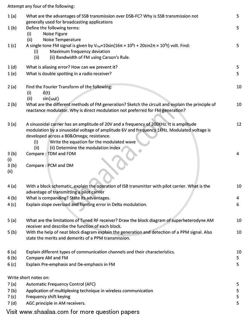 Principles of Analog and Digital Communication 2013-2014 - B.E. - Semester 3 (SE Second Year) - University of Mumbai question paper with PDF download