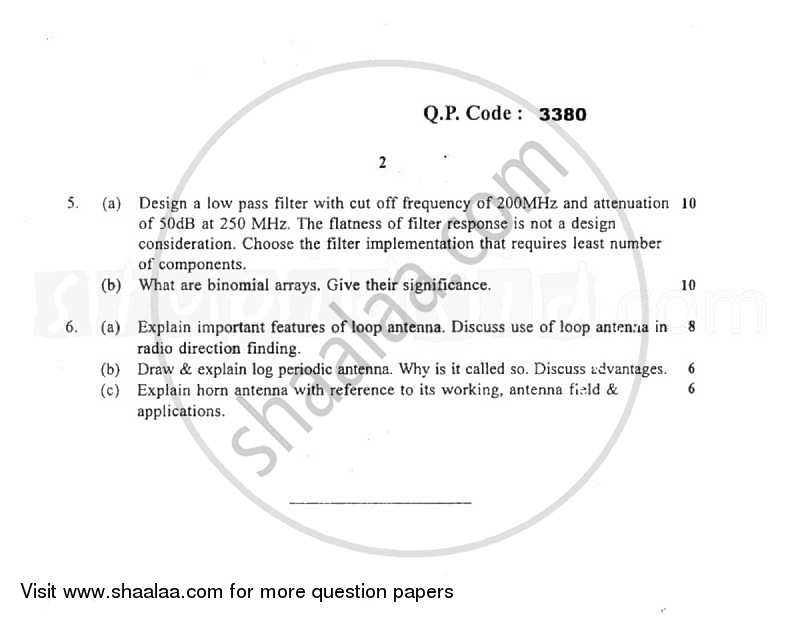 RF Modelling and Antennas 2014-2015 - B.E. - Semester 5 (TE Third Year) - University of Mumbai question paper with PDF download