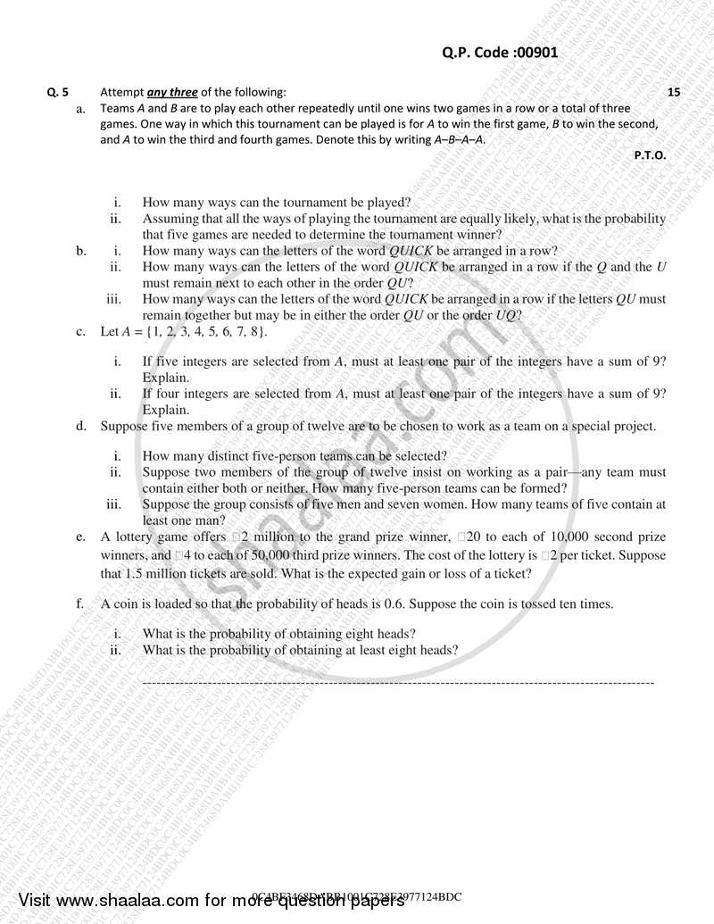 Discrete Mathematics 2017-2018 - B.Sc. - Semester 1 (FYBSc I.T) - University of Mumbai question paper with PDF download