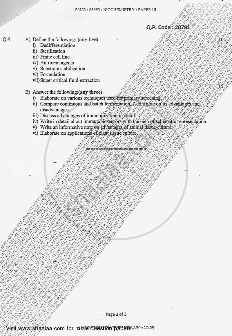 Fundamentals of Microbiology, Virology, Biotechnology and Resource Management 2017-2018 - B.Sc. - Semester 3 (SYBSc) - University of Mumbai question paper with PDF download