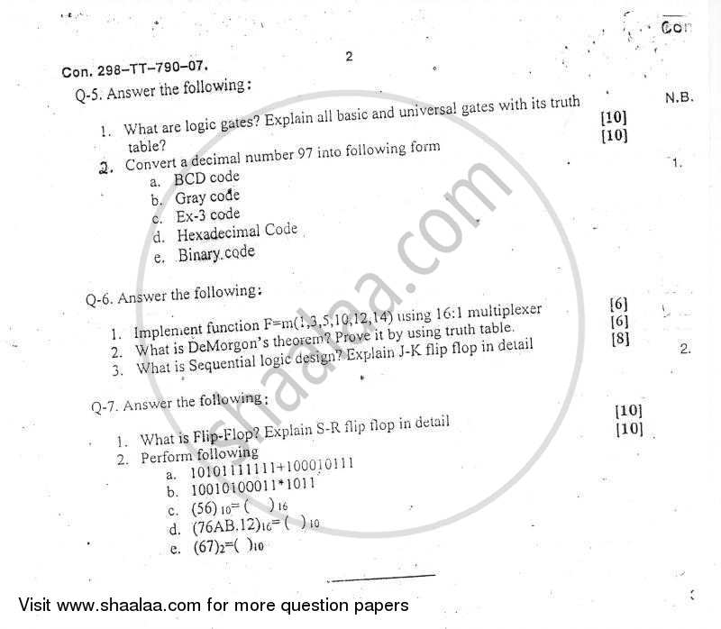 Introduction to Digital Electronics 2008-2009 - B.Sc. - Semester 1 (FYBSc I.T) - University of Mumbai question paper with PDF download