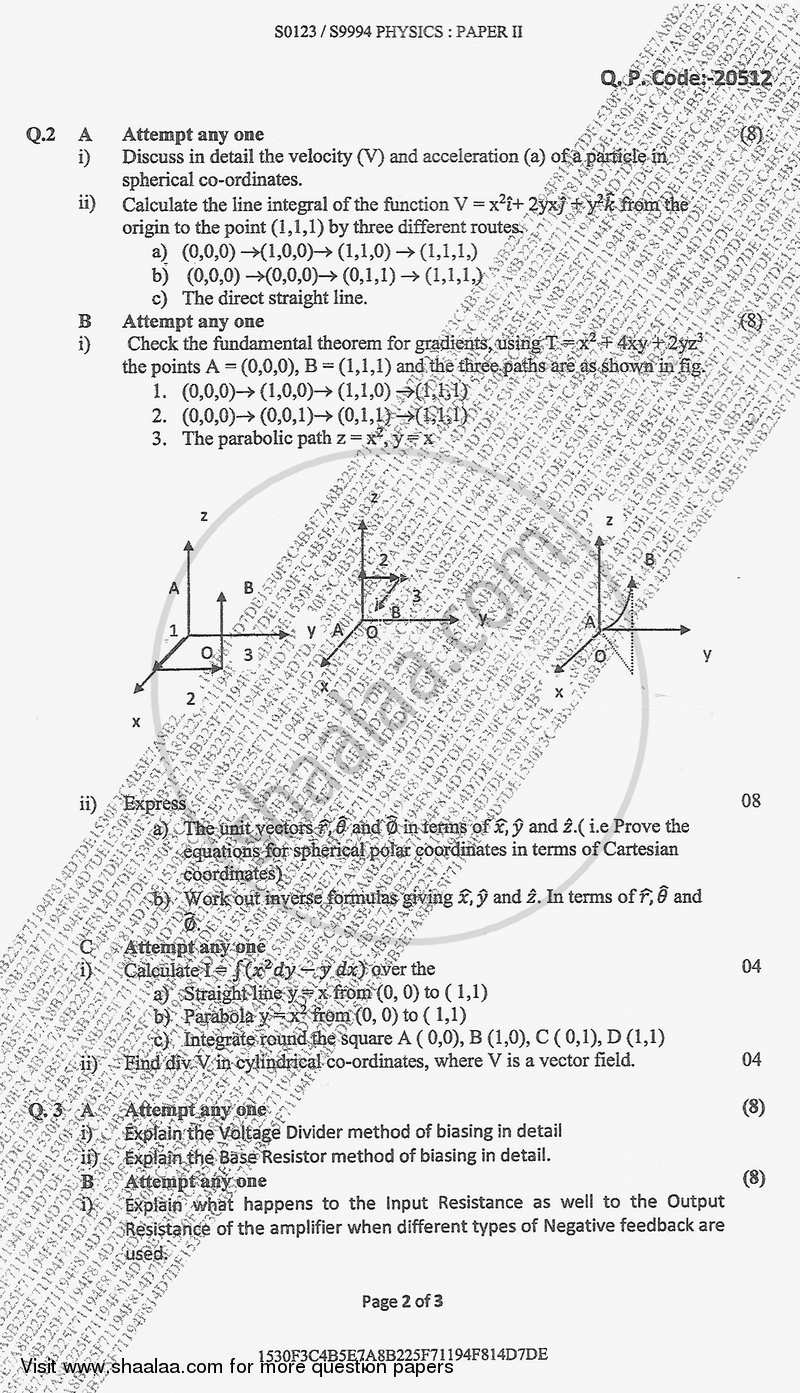 Mathematical Methods, Mechanics and Properties of Matter 2017-2018 - B.Sc. - Semester 3 (SYBSc) - University of Mumbai question paper with PDF download