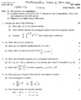 Mathematics 1 2013-2014 - B.Sc. - 2nd Year (SYBSc) - University of Mumbai question paper with PDF download