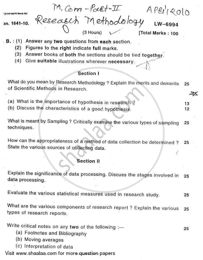 research methodology multiple choice questions and answers pdf