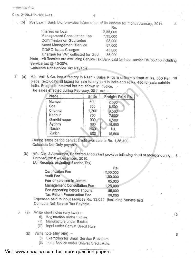 Advanced Auditing 2010-2011 - M.Com. - Part 2 - University of Mumbai question paper with PDF download