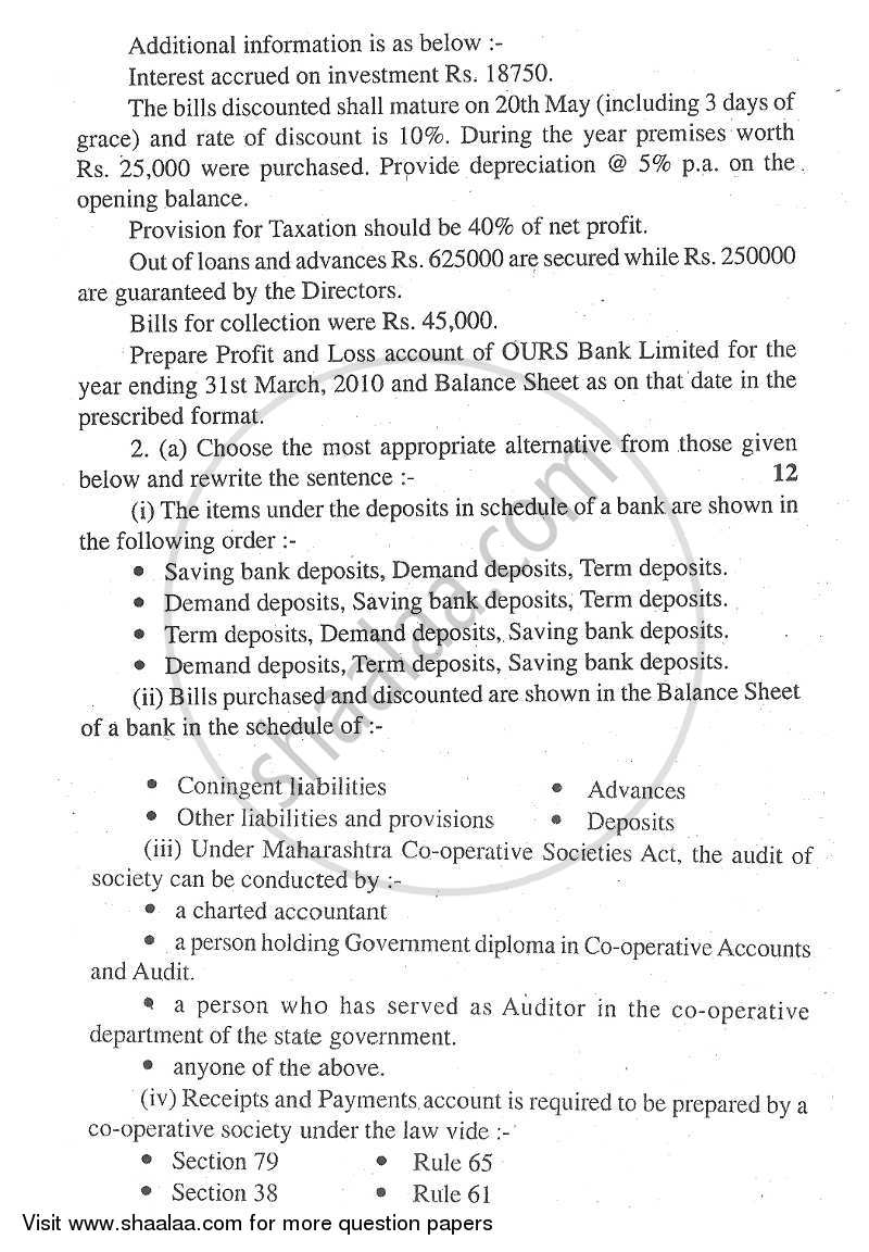 Advanced Financial Accounting 2011-2012 - M.Com. - Part 1 - University of Mumbai question paper with PDF download