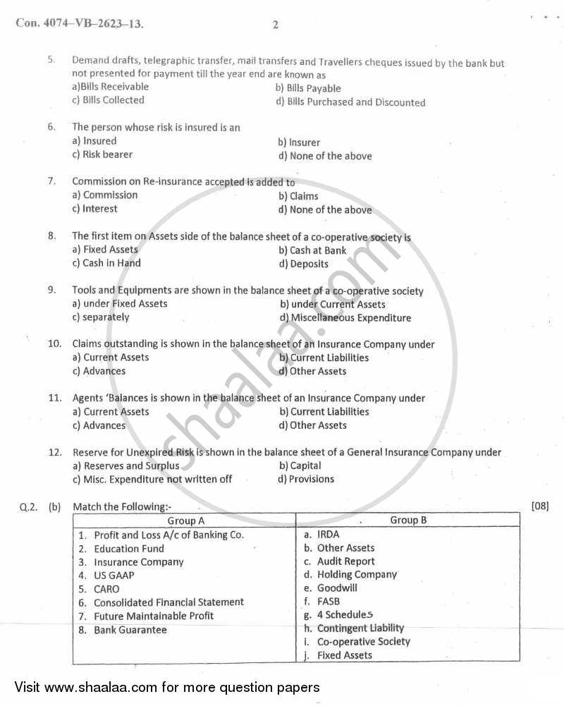 Advanced Financial Accounting 2012-2013 - M.Com. - Part 1 - University of Mumbai question paper with PDF download