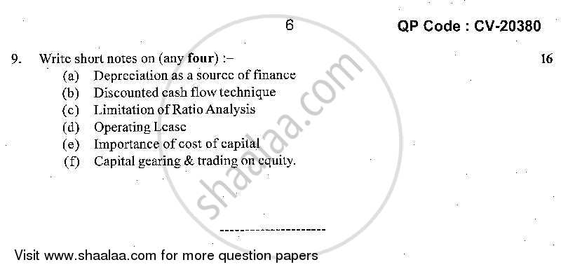 Advanced Financial Management 2013-2014 - M.Com. - Part 2 - University of Mumbai question paper with PDF download
