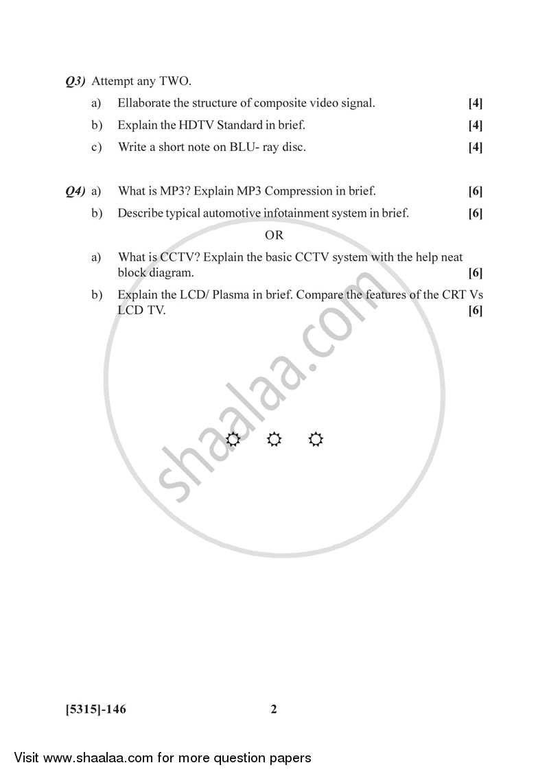 Audio, Video and Office Equipments - A 2017-2018 Semester 3 (FYBSc) - University of Pune question paper with PDF download