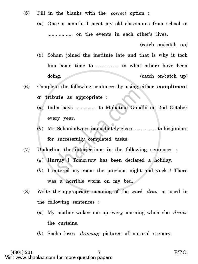 Compulsory English 2012-2013 - B.A. - 2nd Year (SYBA) - University of Pune question paper with PDF download
