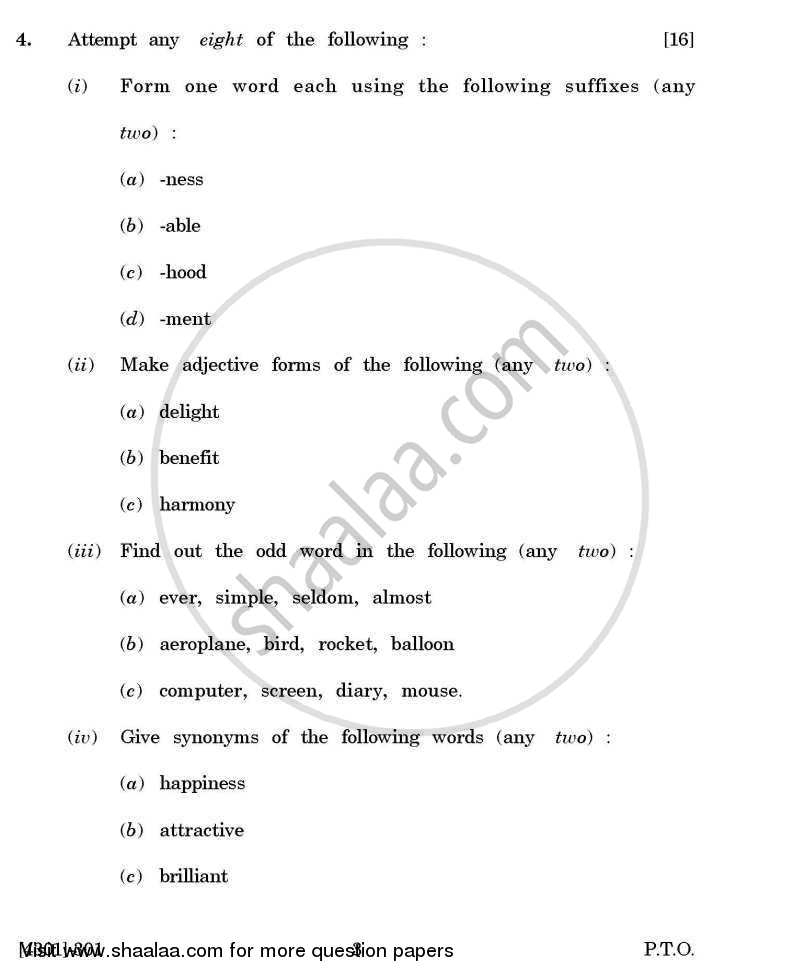 Compulsory English 2012-2013 - B.A. - 3rd Year (TYBA) - University of Pune question paper with PDF download