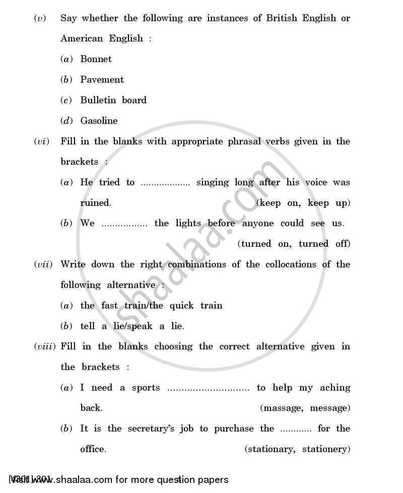 Compulsory English 2012-2013 - B.A. - 3rd Year (TYBA) - University of Pune question paper with PDF download
