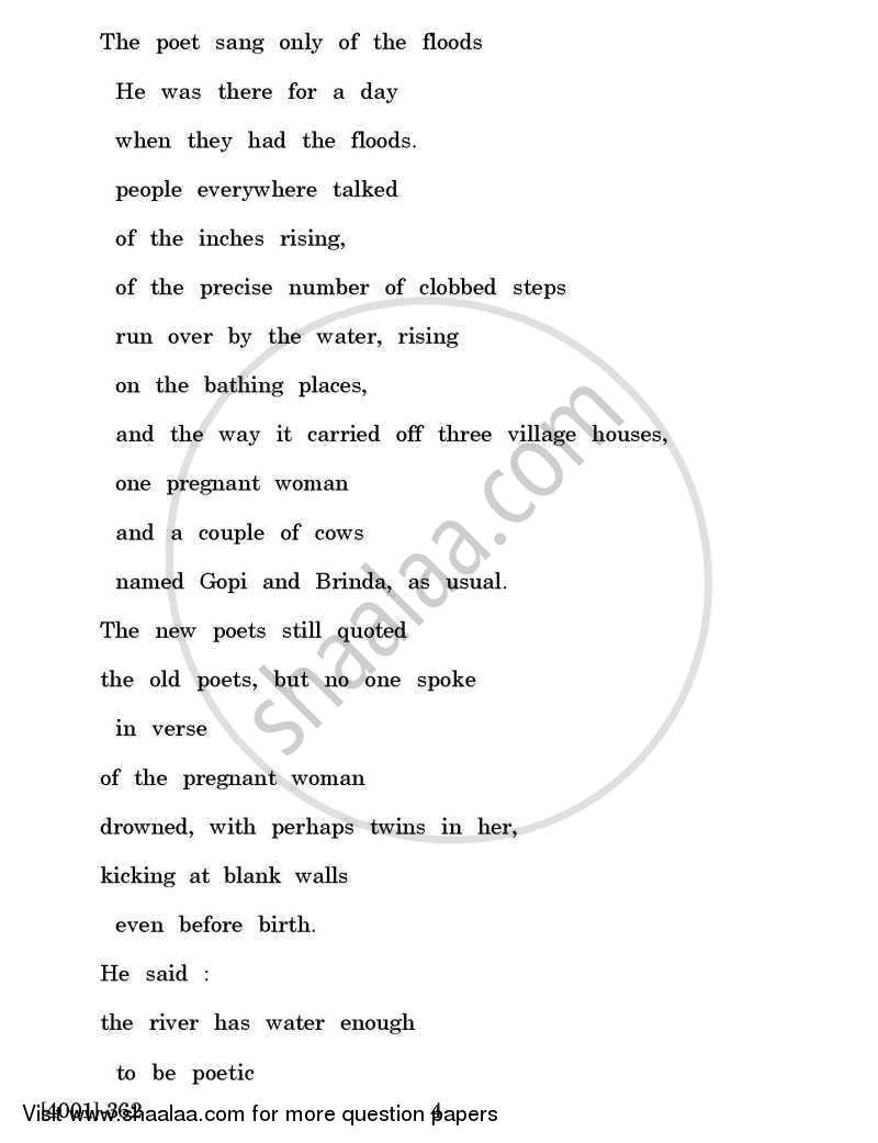 English Special Paper 4- Introduction to Literary Criticism and Critical Appreciation 2011-2012 - B.A. - 3rd Year (TYBA) - University of Pune question paper with PDF download