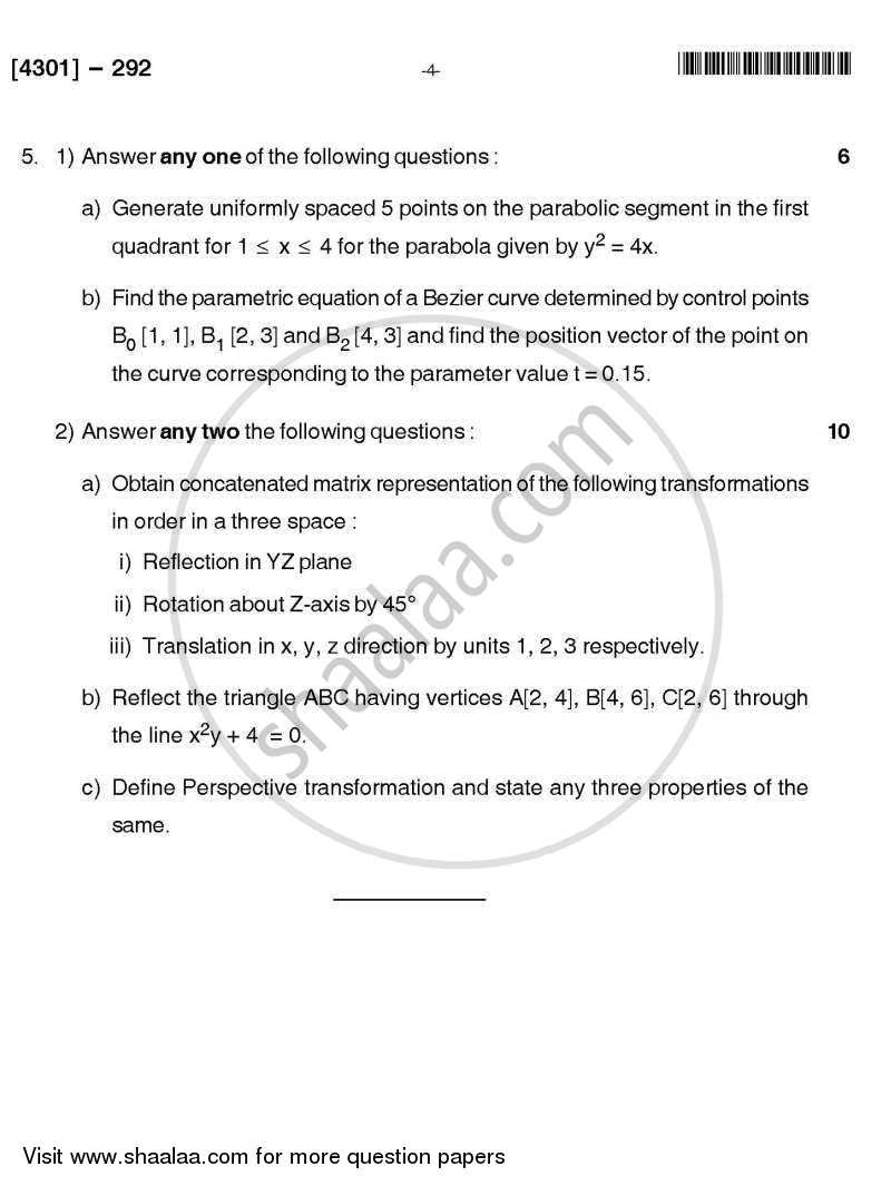 Mathematics Special Paper 2- Combinatorics and Computational Geometry 2012-2013 - B.A. - 2nd Year (SYBA) - University of Pune question paper with PDF download