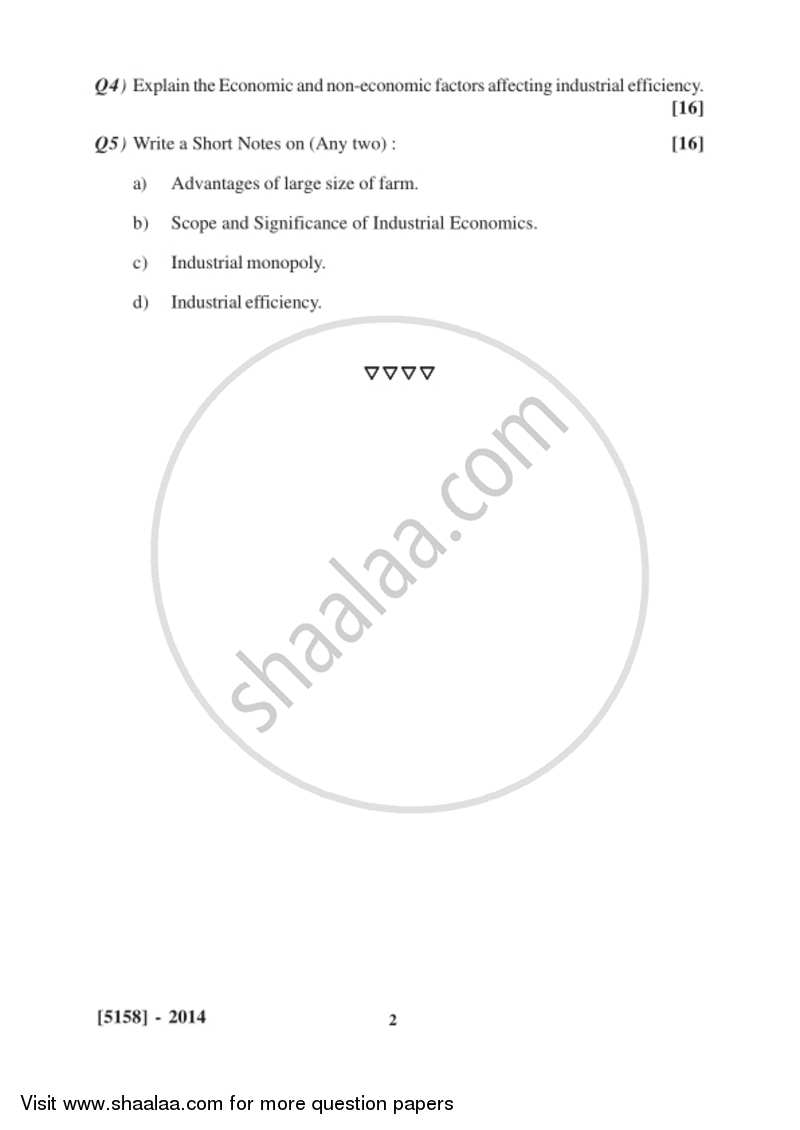 Business Economics (Macro) 2016-2017 - B.Com. - 2nd Year (SYBcom) - University of Pune question paper with PDF download