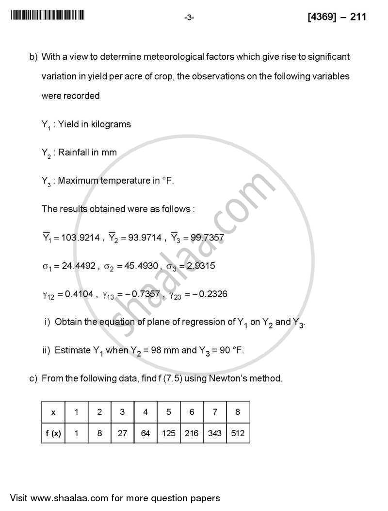 Business Statistics 1 2012-2013 - B.Com. - 2nd Year (SYBcom) - University of Pune question paper with PDF download
