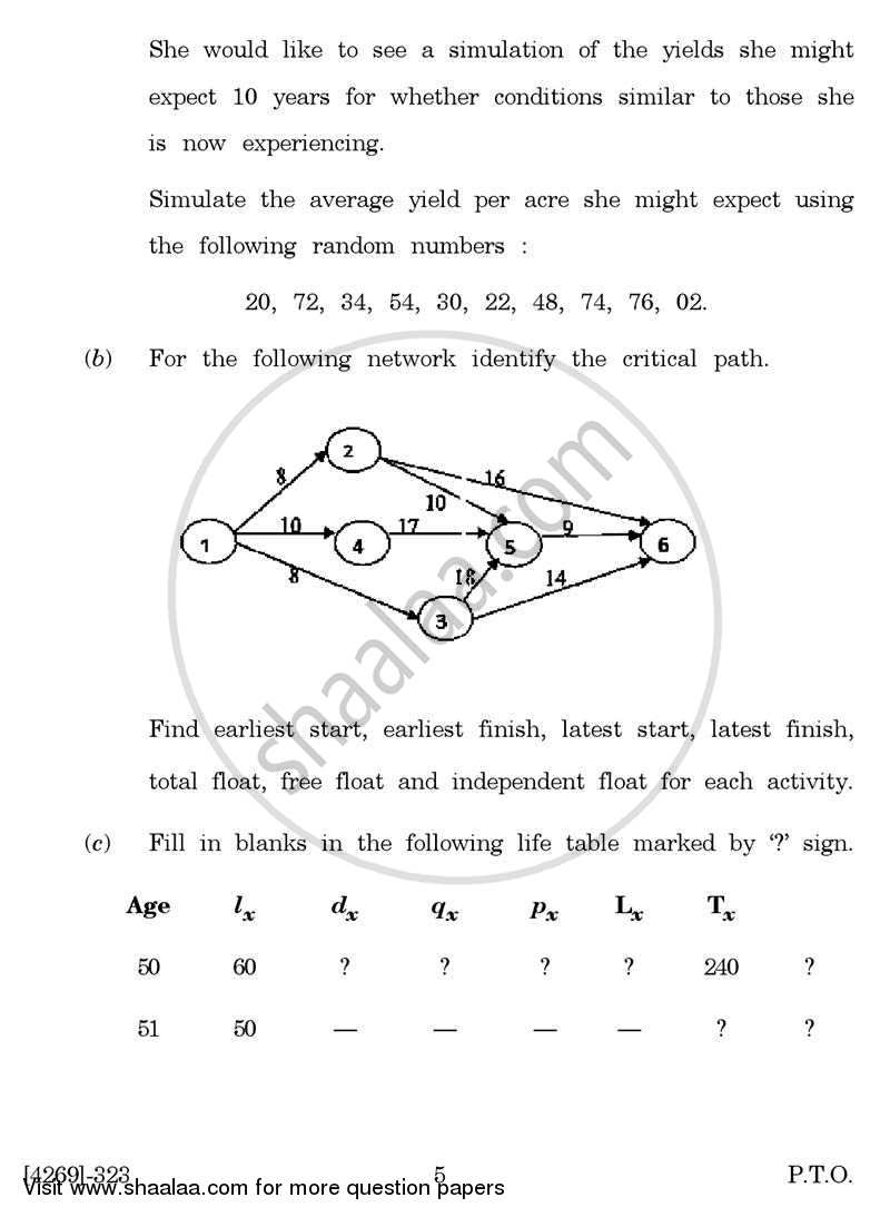 Business Statistics 3 2012-2013 - B.Com. - 3rd Year (TYBcom) - University of Pune question paper with PDF download