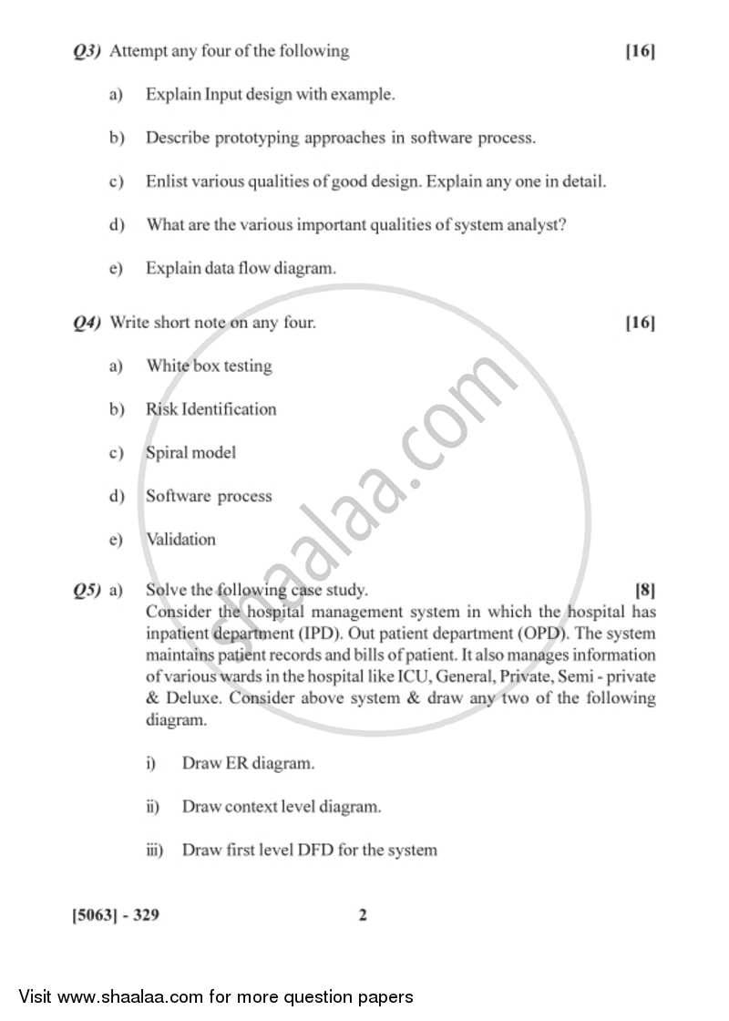 Computer Programming and Application 3 - Software Engineering 2016-2017 - B.Com. - 3rd Year (TYBcom) - University of Pune question paper with PDF download