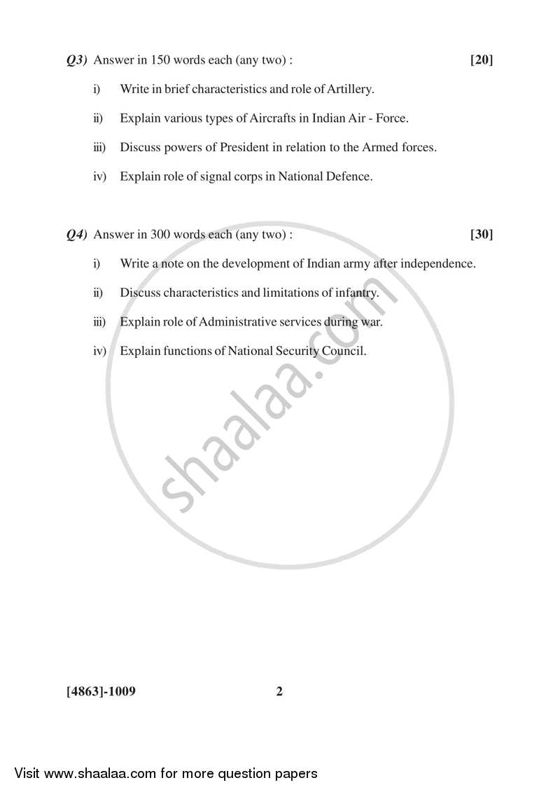 Defence Budgeting Finance and Management Paper 1- Defence Organization and Management in India 2015-2016 - B.Com. - 1st Year (FYBcom) - University of Pune question paper with PDF download