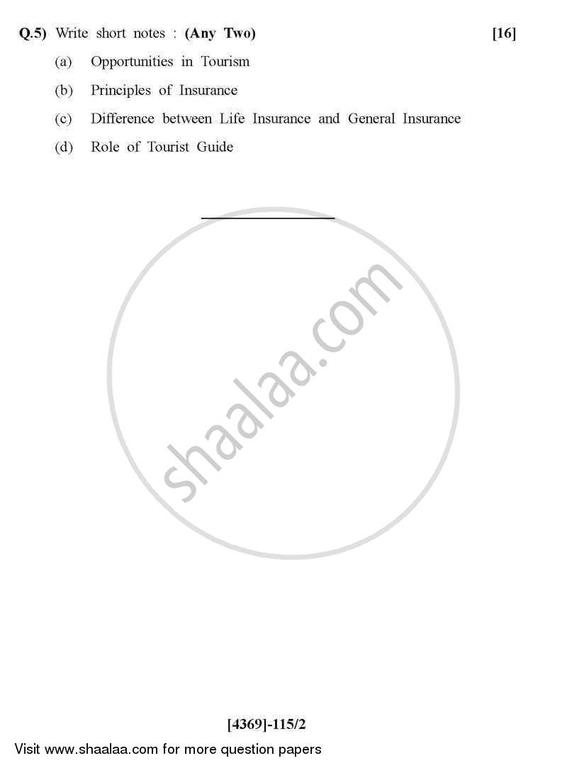 Insurance and Transport 2012-2013 - B.Com. - 1st Year (FYBcom) - University of Pune question paper with PDF download