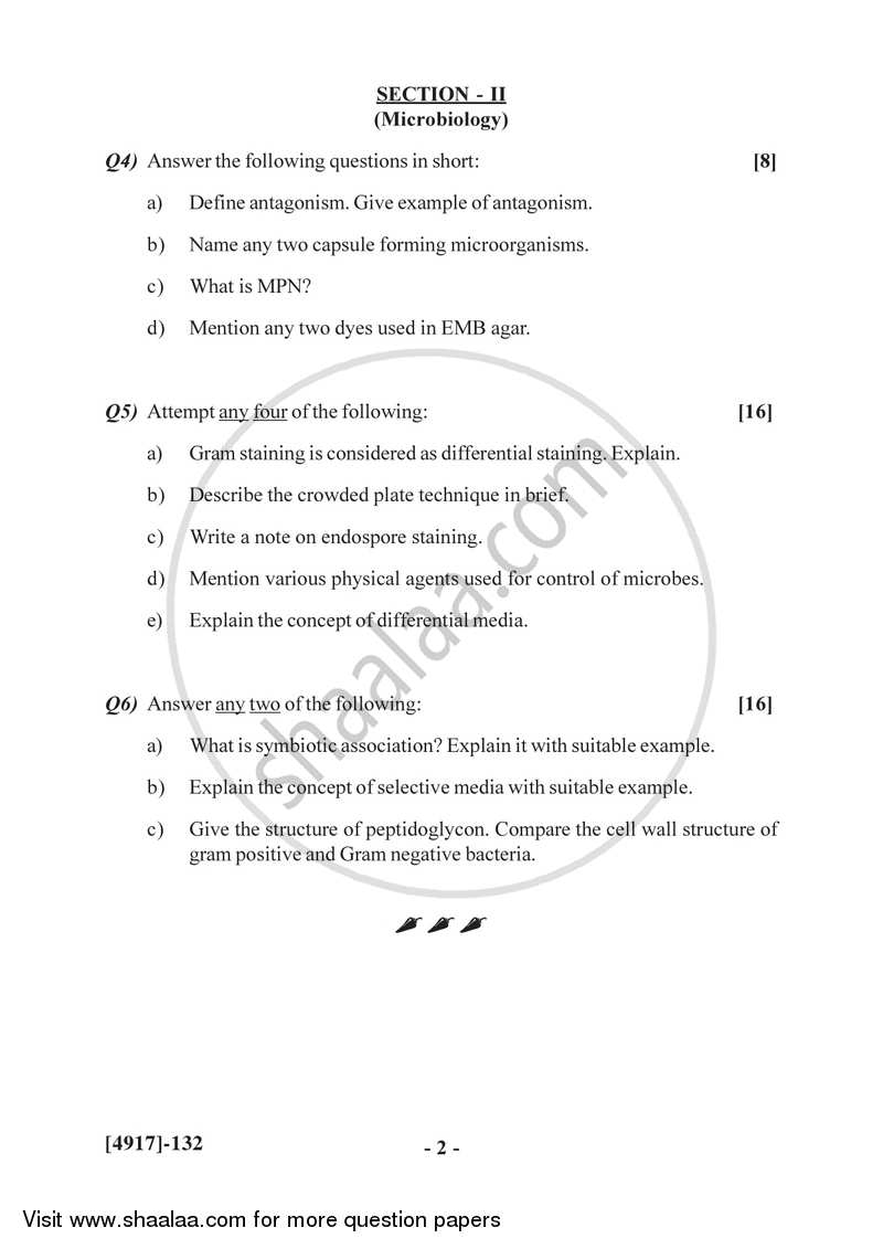 Biochemistry and Microbiology 2015-2016 Semester 2 (FYBSc) - University of Pune question paper with PDF download