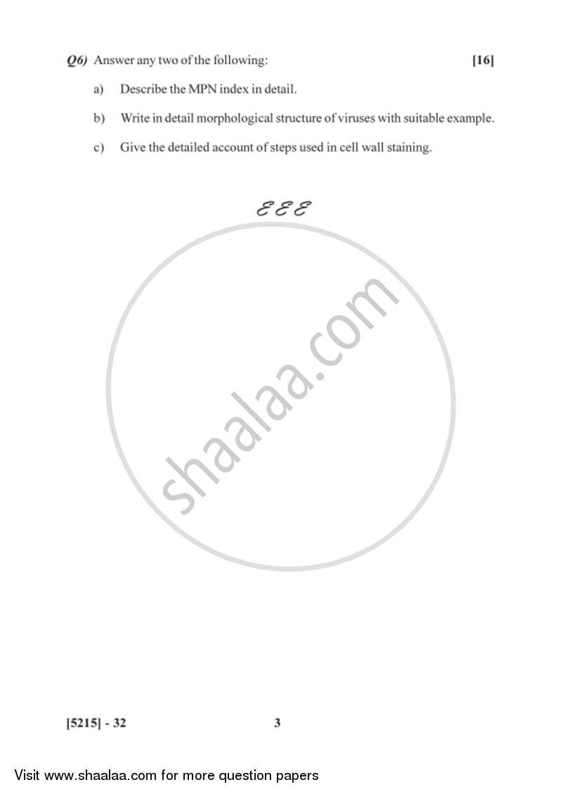 Biochemistry and Microbiology 2017-2018 Semester 2 (FYBSc) - University of Pune question paper with PDF download