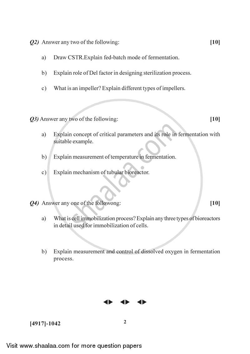 Bioreactors - Design and Operation 2015-2016 Semester 3 (FYBSc) - University of Pune question paper with PDF download