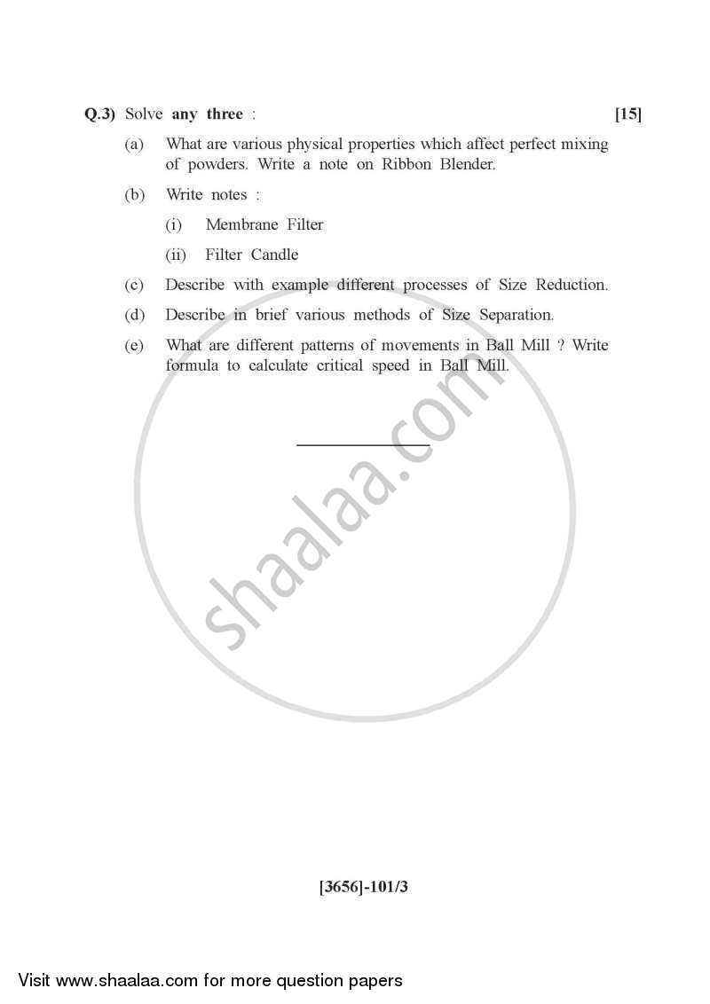 Pharmaceutics 1 2009-2010 - B.Pharm. - 1st Year - University of Pune question paper with PDF download