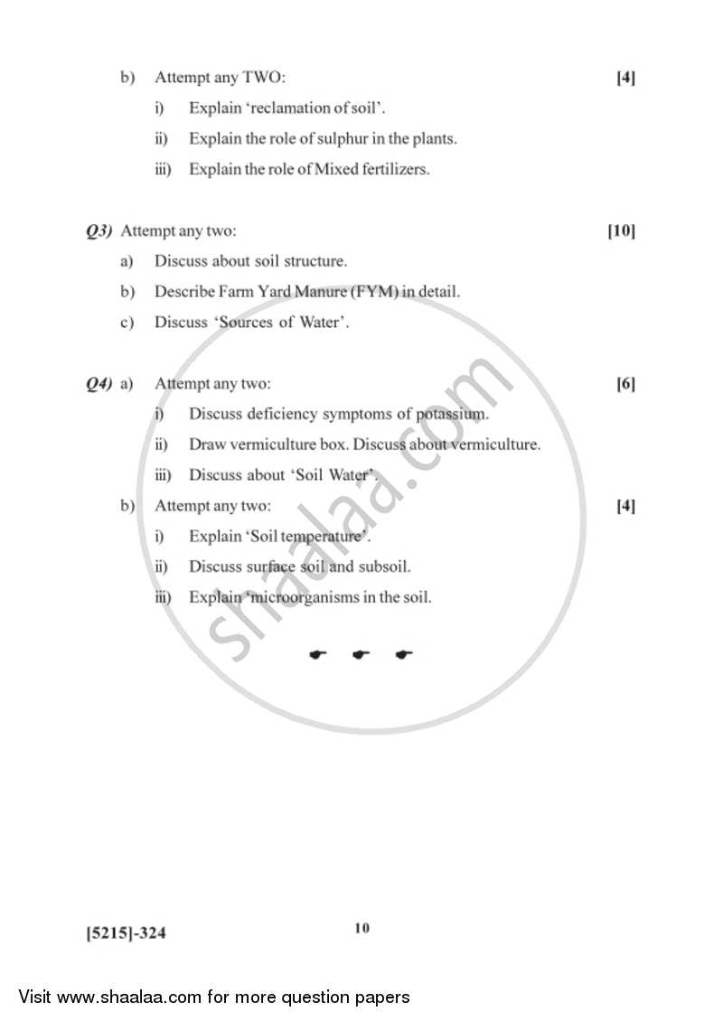 Agriculture Chemistry 2017-2018 - B.Sc. - Semester 5 (TYBSc) - University of Pune question paper with PDF download