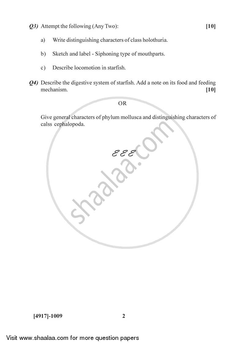 Animal Systematics and Diversity 3 2015-2016 - B.Sc. - Semester 3 (SYBSc) - University of Pune question paper with PDF download