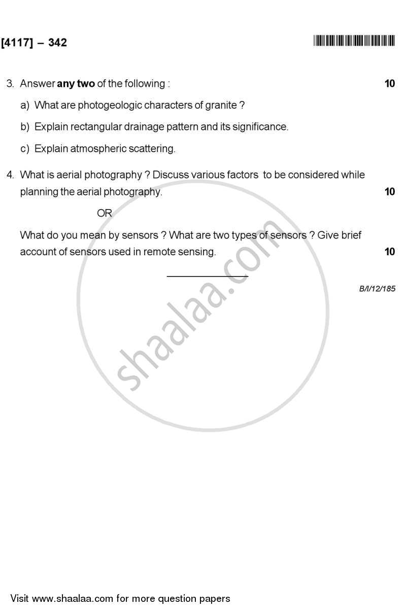 Applied Geology 1 2012-2013 - B.Sc. - Semester 5 (TYBSc) - University of Pune question paper with PDF download