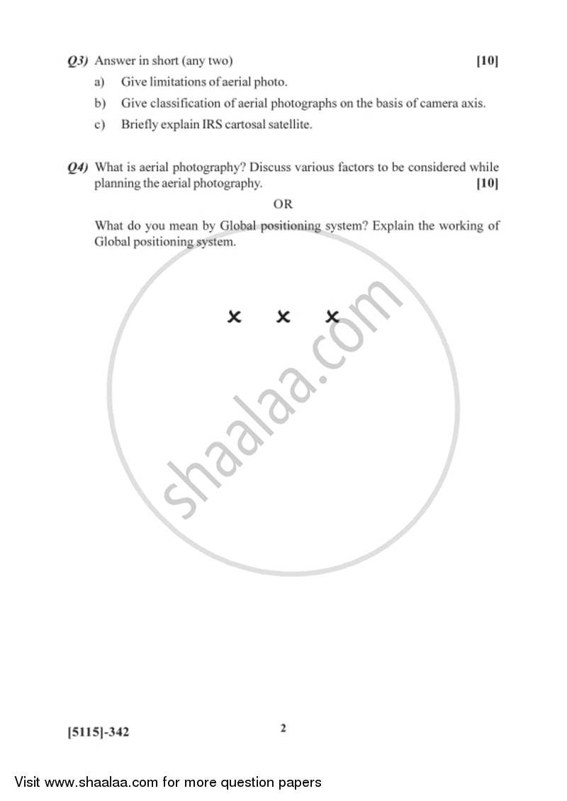 Applied Geology 1 2016-2017 - B.Sc. - Semester 5 (TYBSc) - University of Pune question paper with PDF download